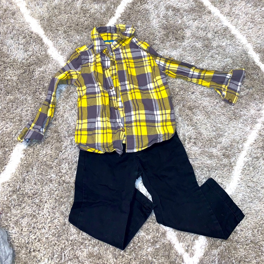 Boys Button down and pants